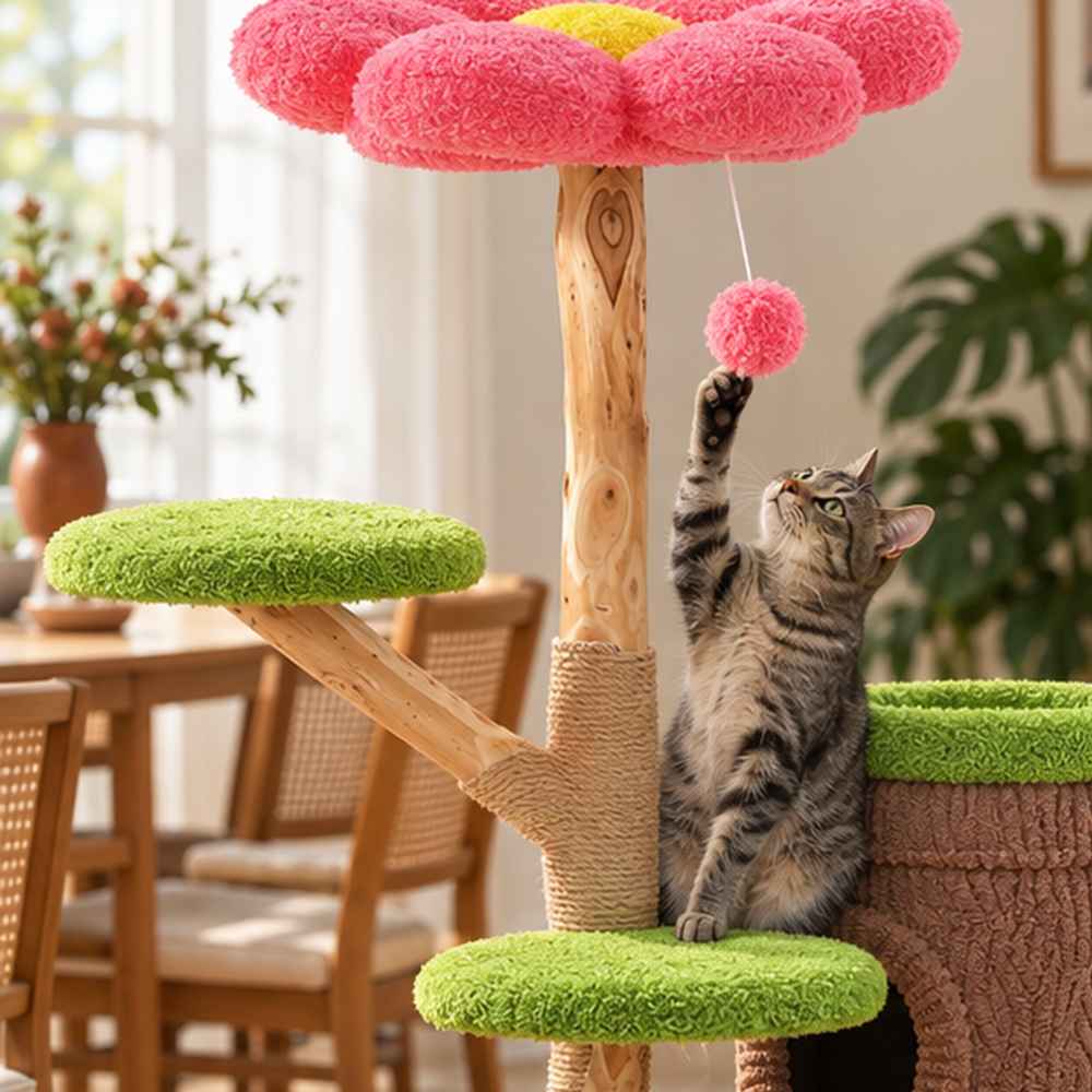 Arbre à chat Églantine 136 cm