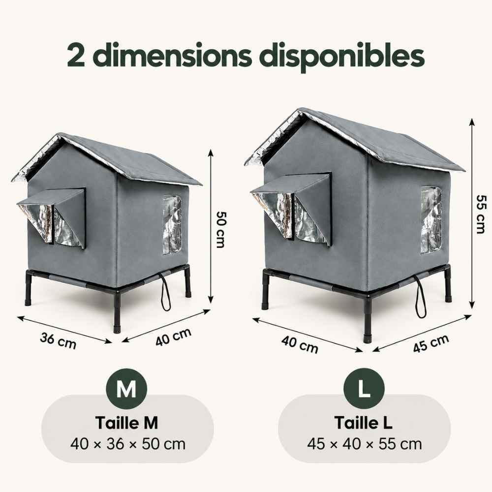 Niche pour chat extérieur Nivale