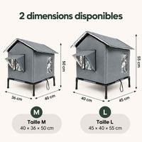 Niche pour chat extérieur Nivale