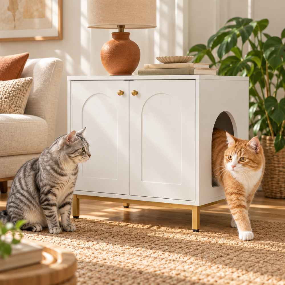 Meuble à litière Opaline