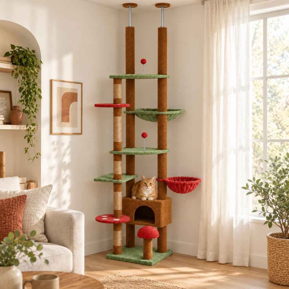 Arbre à chat Sous-bois sol-plafond