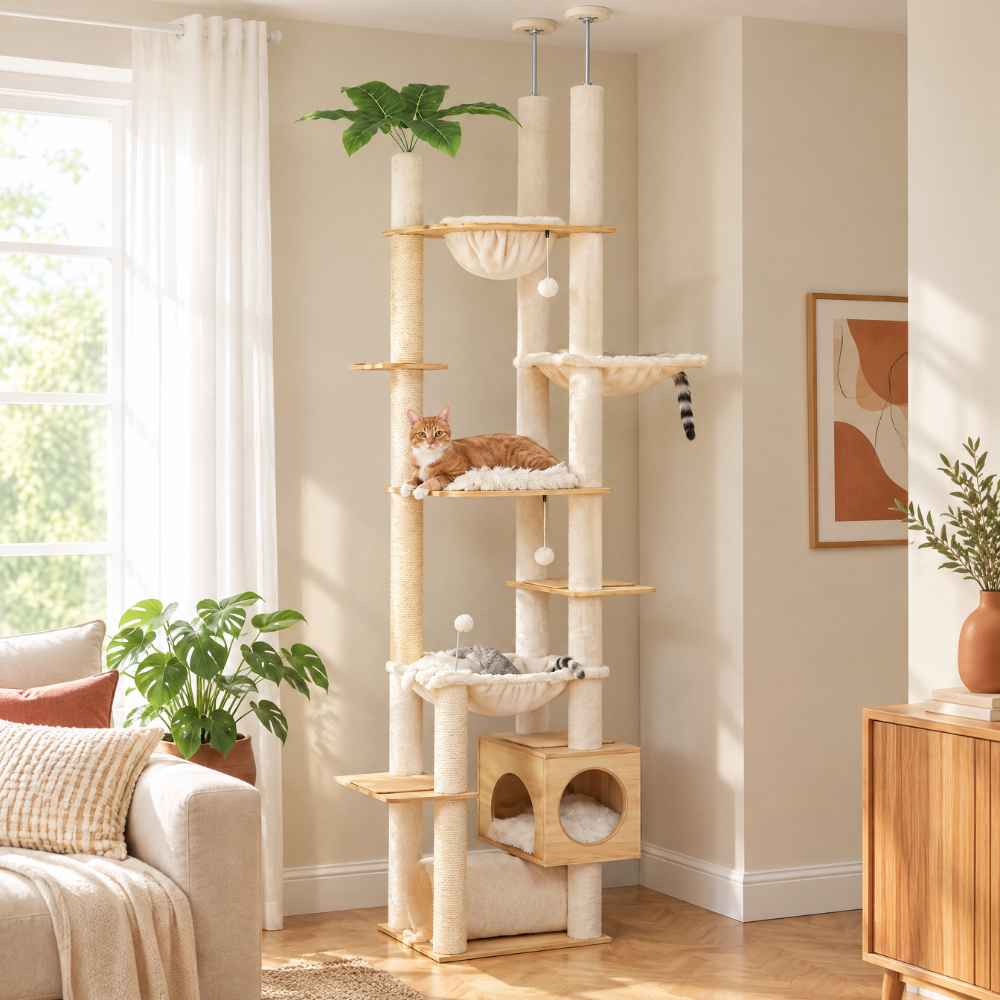 Arbre à chat Séquoia sol-plafond