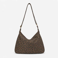 Sac bandoulière léopard souple grand format