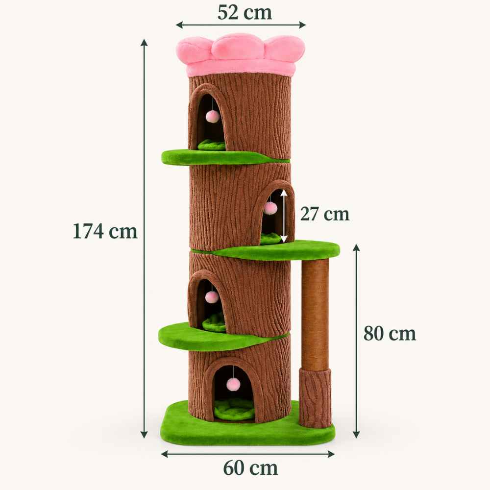 Arbre à chat Pivoine 174 cm