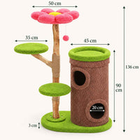 Arbre à chat Églantine 136 cm