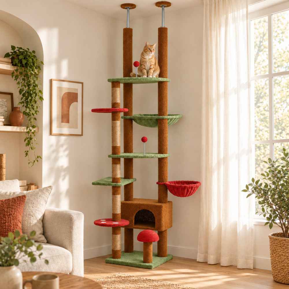Arbre à chat Sous-bois sol-plafond