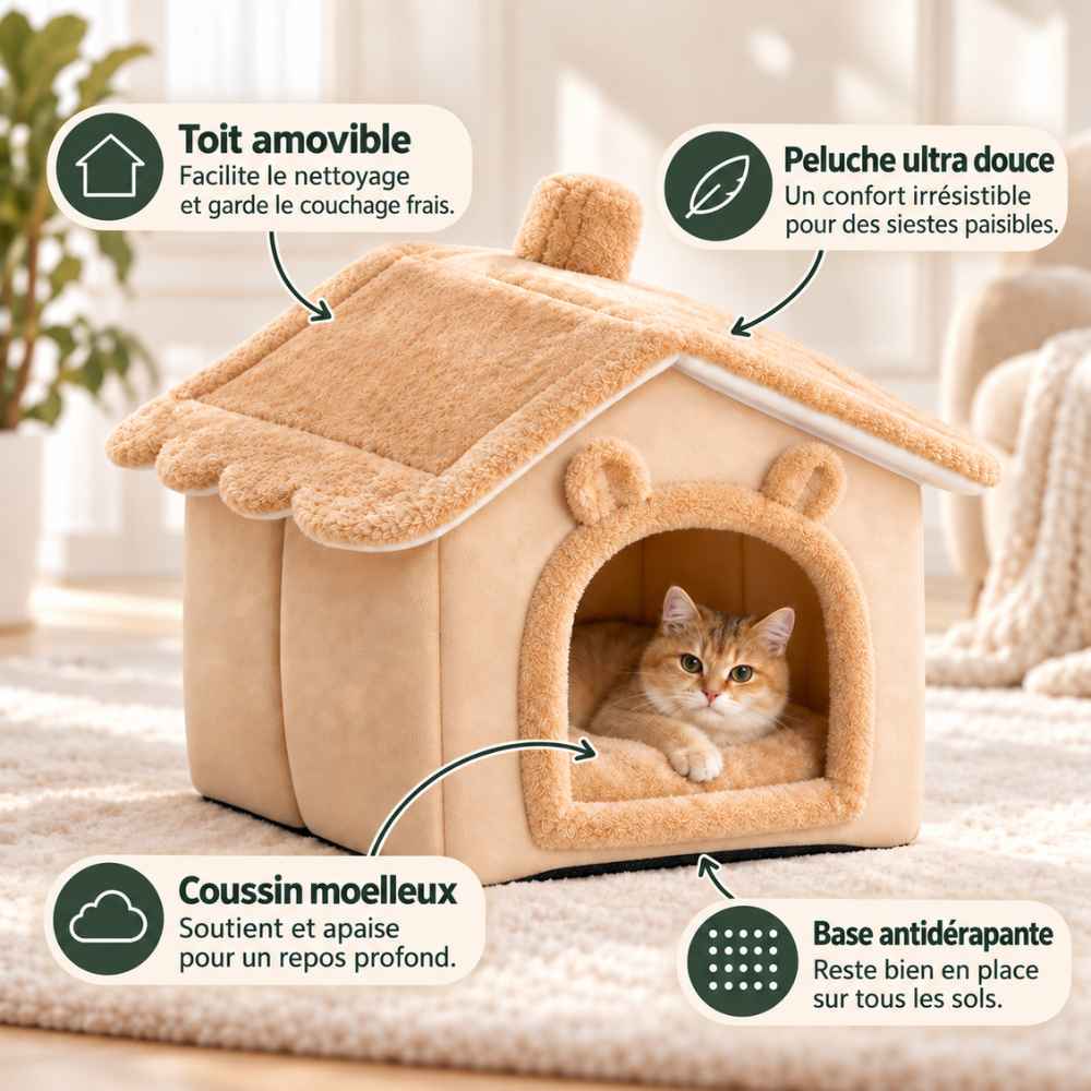 Maison pour chat Nidou