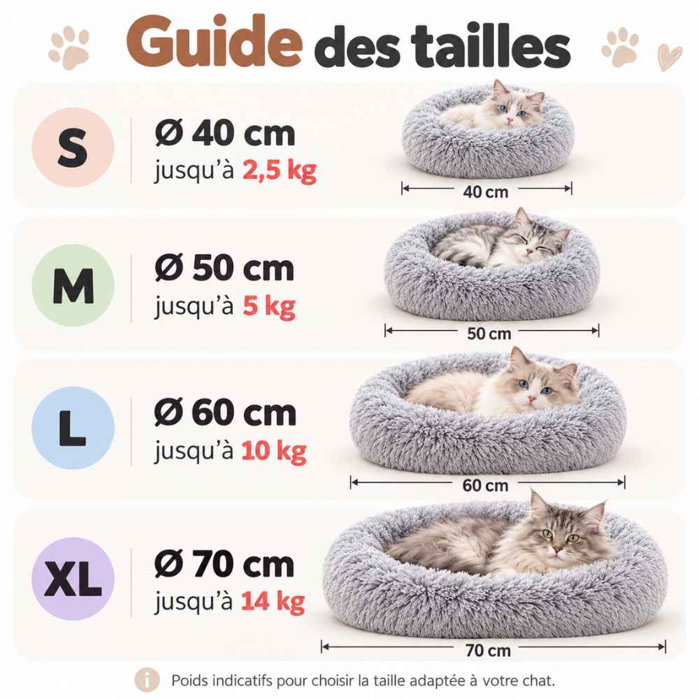 Panier pour chat Nuage