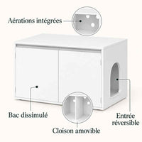 Meuble à litière Alcôve