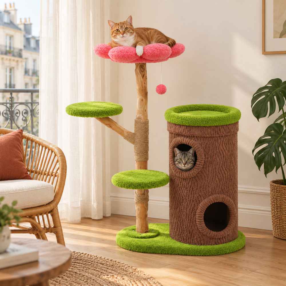Arbre à chat Églantine 136 cm
