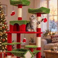 Arbre à chat Réveillon 184 cm, édition Noël