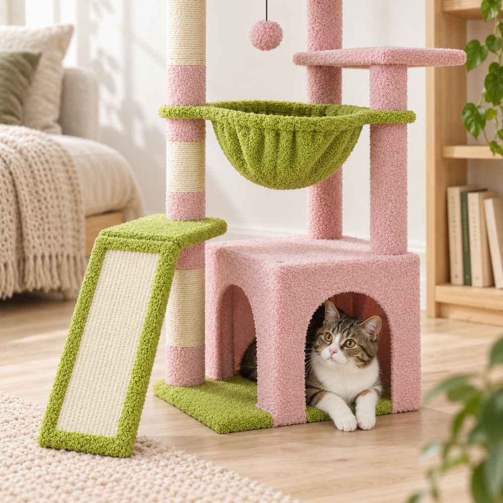 Arbre à chat Guimauve 92 cm