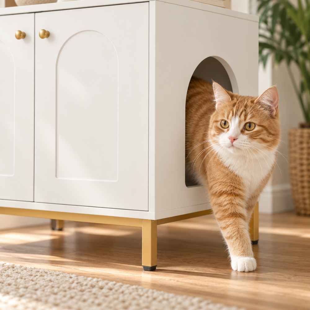 Meuble à litière Opaline