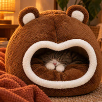 Niche pour chat Ourson