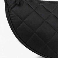 Sac bandoulière demi-lune matelassé