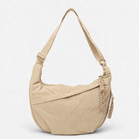 Sac bandoulière en toile souple et spacieux