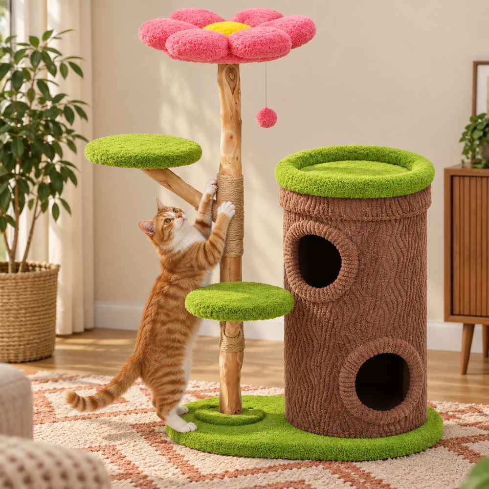 Arbre à chat Églantine 136 cm