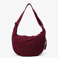 Sac bandoulière en toile souple et spacieux