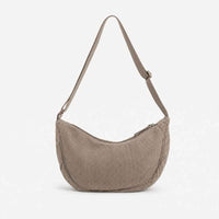 Sac bandoulière en velours côtelé