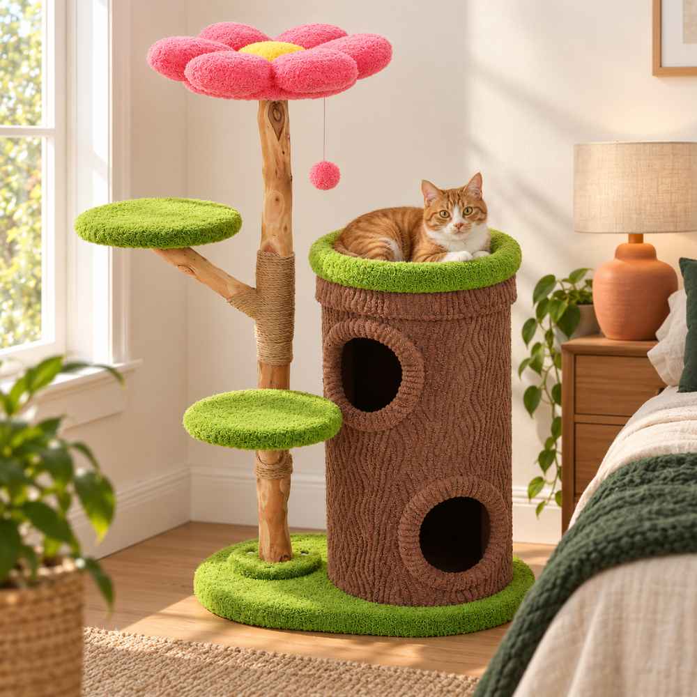 Arbre à chat Églantine 136 cm