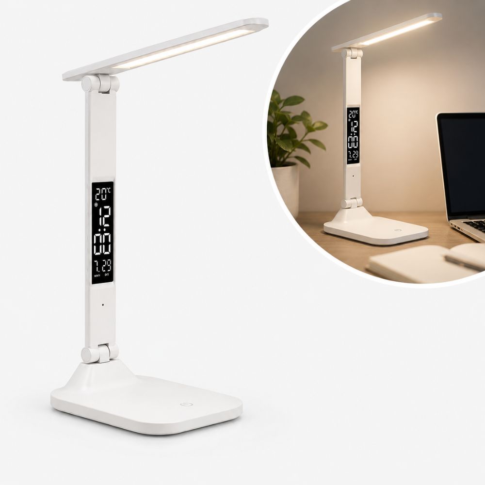 Lampe de bureau pliable
